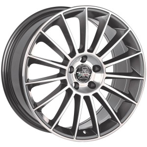 JANTA Arcasting ICESTORM 8.5/20 5x112 ET45 Anthracite polished CB 66.6