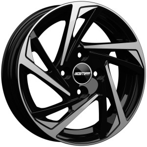JANTA GMP PRIME 5.5/14 4x100 ET42 Black polished CB 54.1