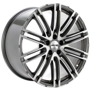 JANTA GMP TARGA 10/21 5x112 ET19 Anthracite polished CB 66.6