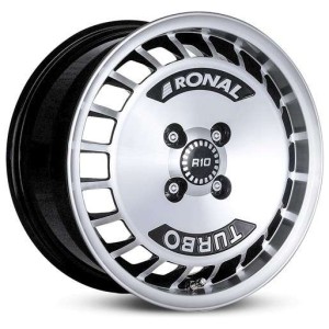 Janta aliaj Ronal R10 7.0x15" 4x108 ET28 B - Schwarz-Frontkopiert