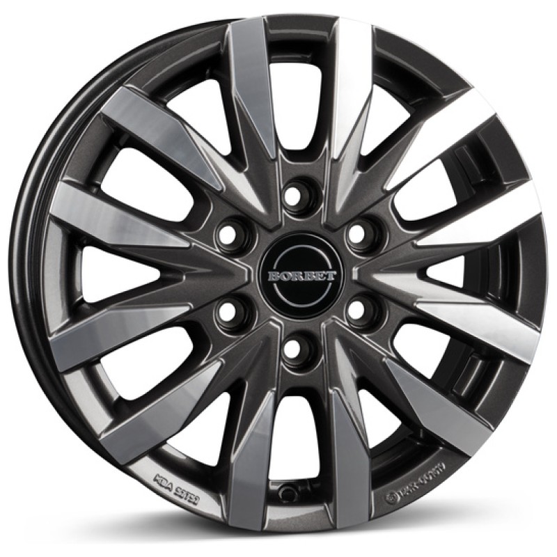 Janta aliaj Borbet CW6 6.5x16" 6x120 ET50 MAGP - Mistral anthracite glossy polished