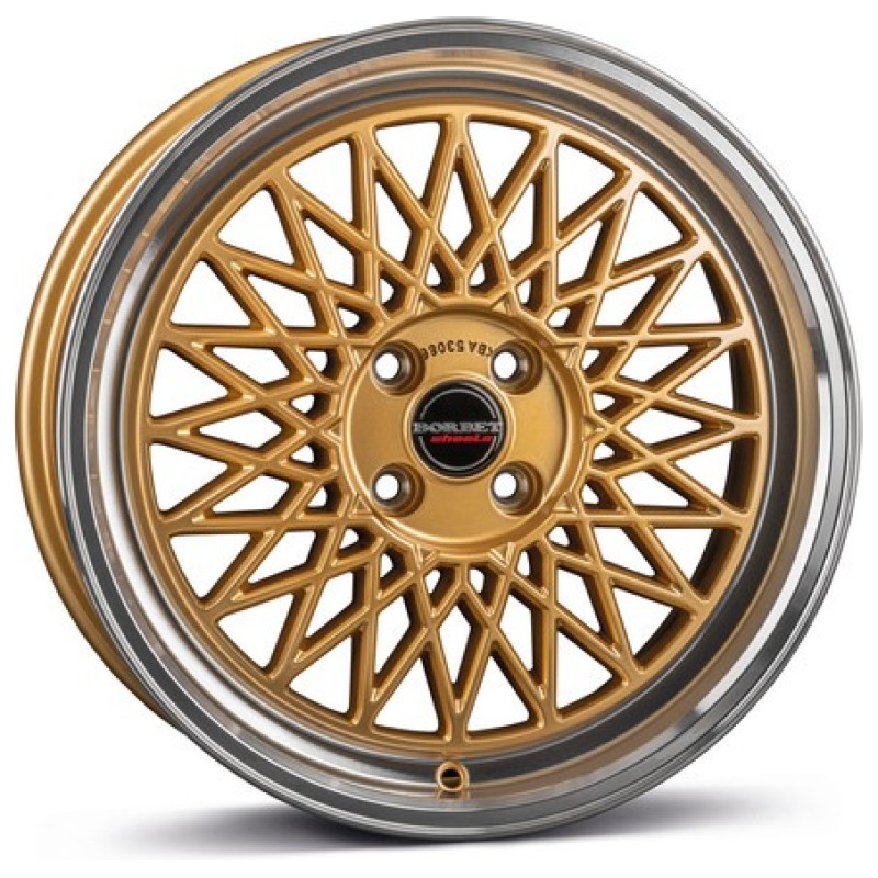Janta aliaj Borbet B 7.0x17" 4x108 ET38 GRP - Gold Rim Polished