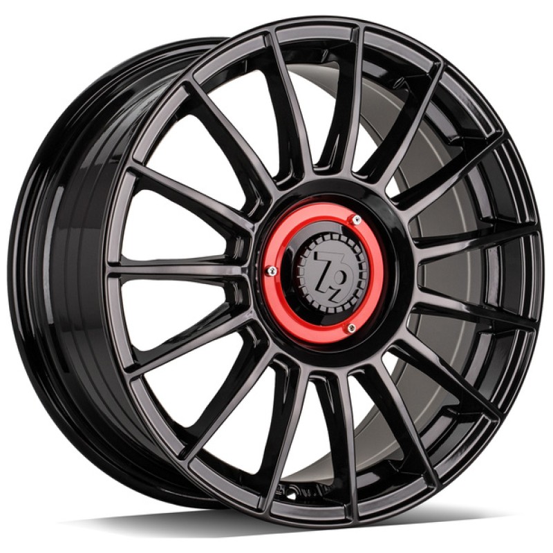 Janta aliaj seventy9 SCF-2 7.5x17" 5x100;5x112 ET40 BG - Black Glossy