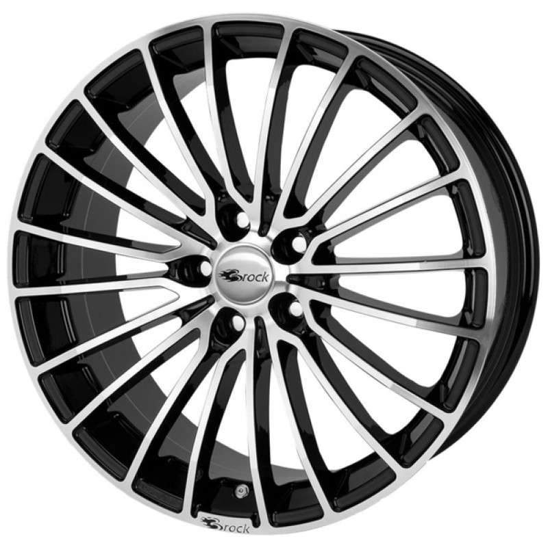 Janta aliaj Brock B24 8.5x20" 5x114 ET50 SGVP - Schwarz Front-Poliert