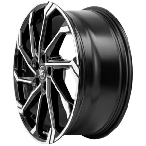 Janta aliaj RC-DESIGN RC36 7.5x20" 5x114 ET45 M - Schwarz Front-Poliert