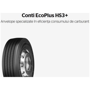 ANVELOPA VARA CONTINENTAL ECOPLUS HS3+ -- 315/70 R22.5 156/150L