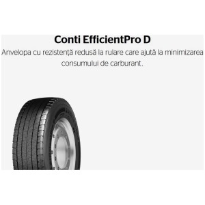 ANVELOPA VARA CONTINENTAL EFFICIENT PRO D -- 315/70 R22.5 154/150L