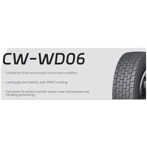 ANVELOPA VARA CROSSWIND CW-WD06 -- 295/80 R22.5 154/149M