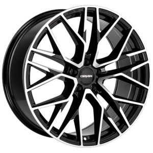 Janta aliaj Carmani 20 Ludwig 6.5x16" 5x108 ET45 BP - Black Polish
