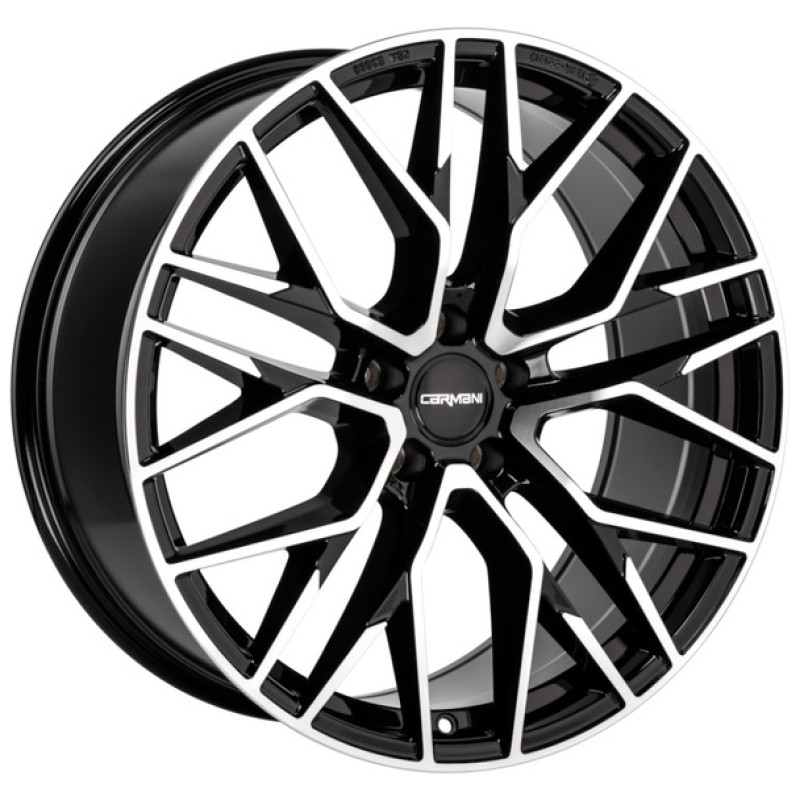Janta aliaj Carmani 20 Ludwig 6.5x16" 5x108 ET45 BP - Black Polish