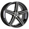 Janta aliaj Oxigin 18 Concave 7.5x17" 5x100 ET35 BFP - black full polish