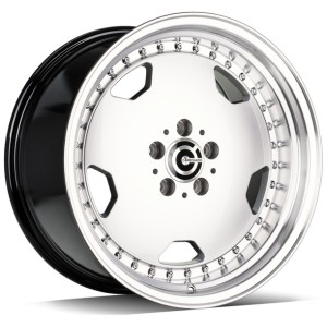 Janta aliaj Carbonado Rustic 8.5x18" 5x112 ET32 DHSLP - Diamond Hyper Silver Lip Polished