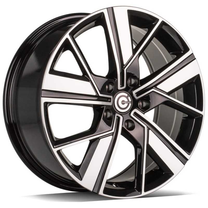 Janta aliaj Carbonado Iron 8.0x18" 5x120 ET50 BFP - Black Front Polished