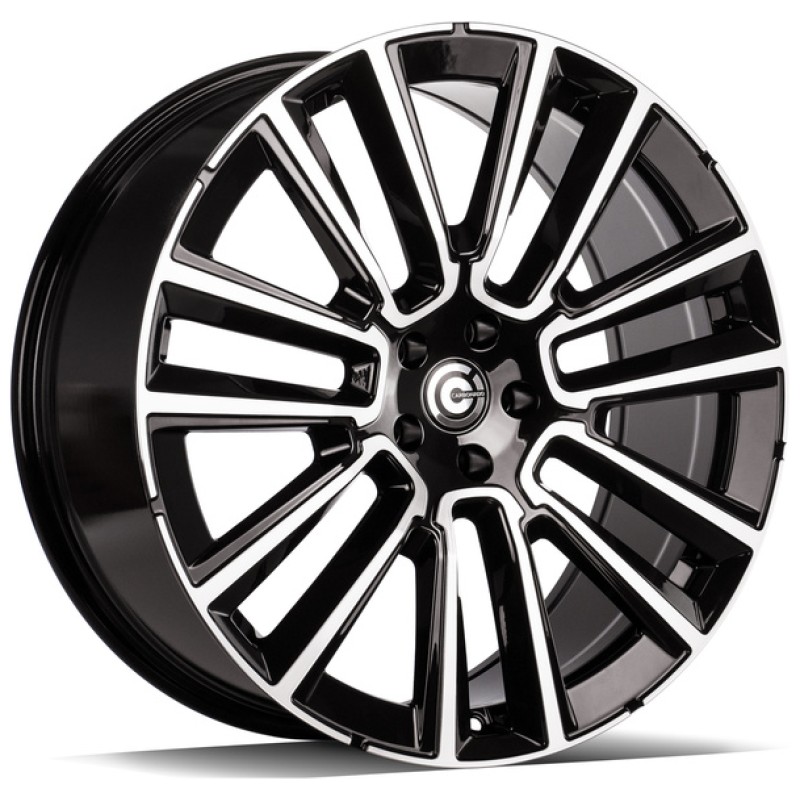 Janta aliaj Carbonado Knockout 9.0x20" 5x108 ET38 BFP - Black Front Polished