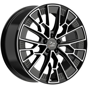 Janta aliaj FONDMETAL 1972 (8300) 9x20 115 ET20 GLOSSY BLACK MACHINED