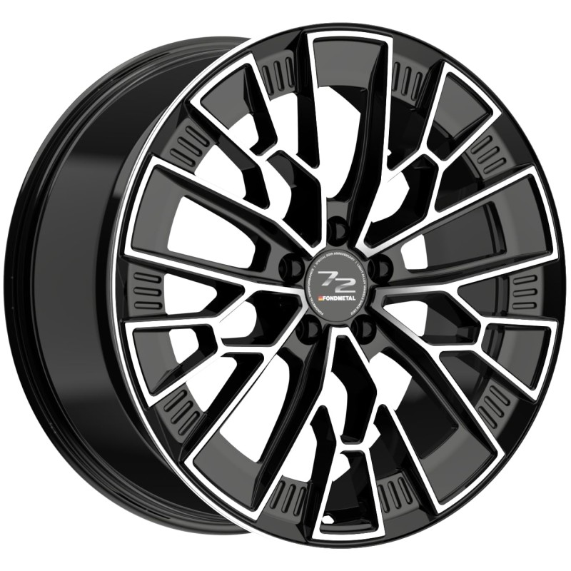 Janta aliaj FONDMETAL 1972 (8300) 9x20 115 ET20 GLOSSY BLACK MACHINED