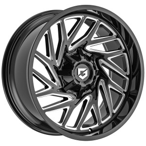 Janta aliaj FONDMETAL 769 SEQUENCE (GEAR OFF ROAD) 10x22 165.1 ET-19 GLOSSY BLACK MILLED