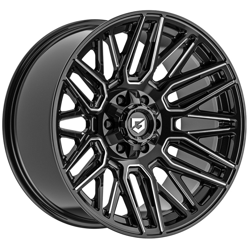 Janta aliaj FONDMETAL 770 EDGE (GEAR OFF ROAD) 10x20 135 ET-19 GLOSSY BLACK MILLED