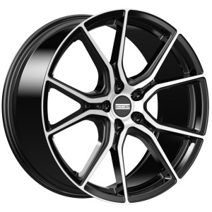 Janta aliaj FONDMETAL STC45 10.5x20 114.3 ET30 GLOSSY BLACK MACHINED