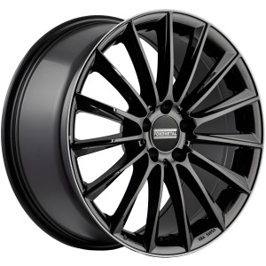 Janta aliaj FONDMETAL AIDON (FMI04) 8x18 112 ET38 GLOSSY BLACK MACHINED LIP