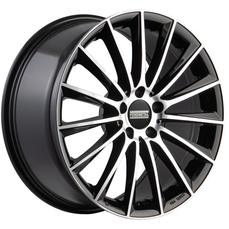 Janta aliaj FONDMETAL AIDON (FMI04) 9.5x20 112 ET41 GLOSSY BLACK MACHINED