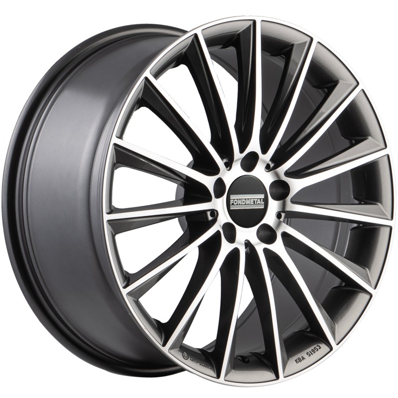 Janta aliaj FONDMETAL AIDON (FMI04) 8x18 112 ET48 GLOSSY TITANIUM MACHINED
