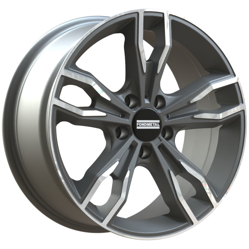 Janta aliaj FONDMETAL ALKE (FMI02) 9.5x20 112 ET43 MATT TITANIUM MACHINED