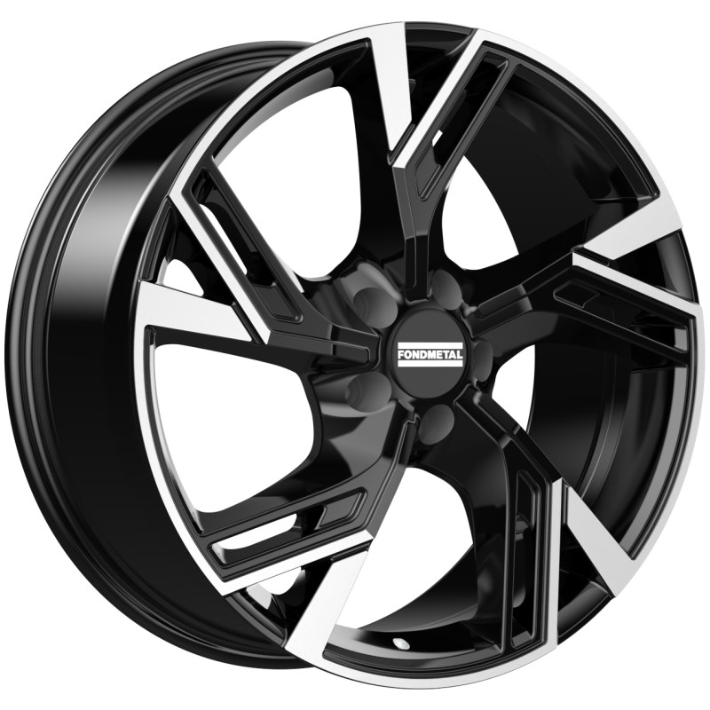 Janta aliaj FONDMETAL ATENA (FMI07) 8x18 108 ET45 GLOSSY BLACK PART.MACHINED