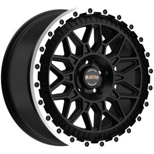 Janta aliaj FONDMETAL BLUSTER (8400) 9x20 139.7 ET25 MATT BLACK MACHINED LIP