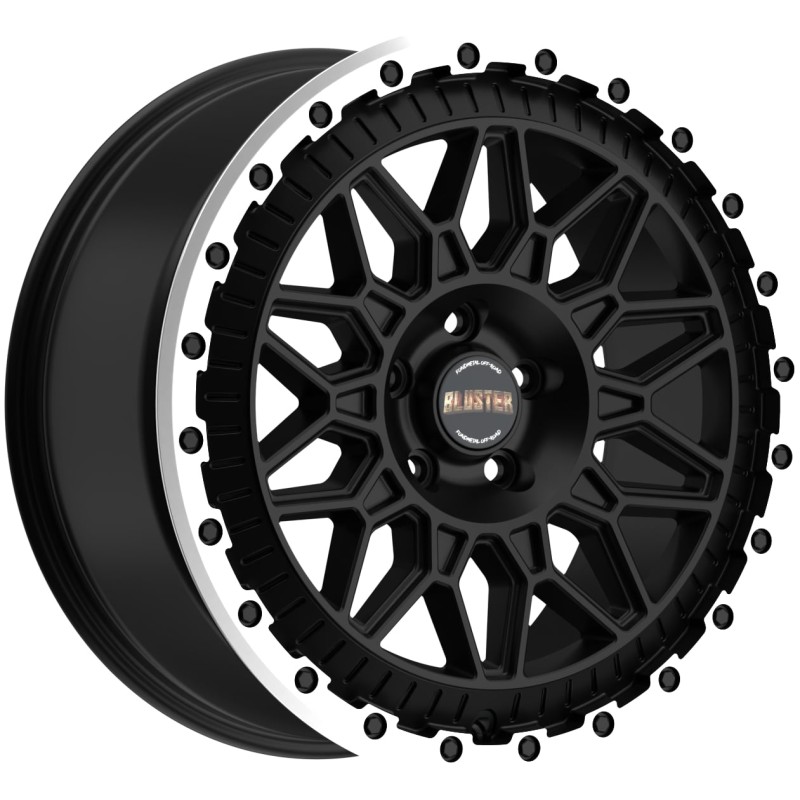 Janta aliaj FONDMETAL BLUSTER (8400) 9x20 139.7 ET25 MATT BLACK MACHINED LIP