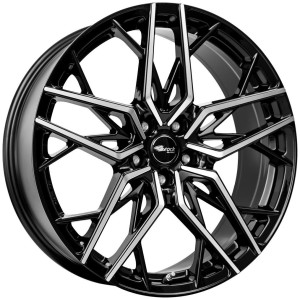 JANTA Brock B44 8/18 5x112 ET45 Black polished CB 66.6