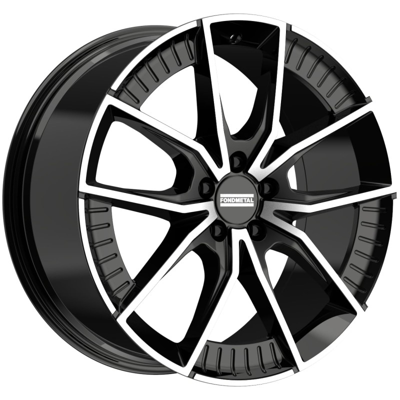 Janta aliaj FONDMETAL ELATHA (FMI11) 9.5x21 112 ET20 GLOSSY BLACK MACHINED