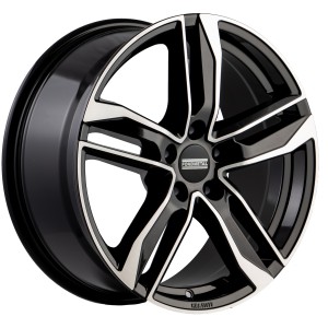 Janta aliaj FONDMETAL HEXIS (FMI01) 8x18 112 ET48 GLOSSY BLACK MACHINED