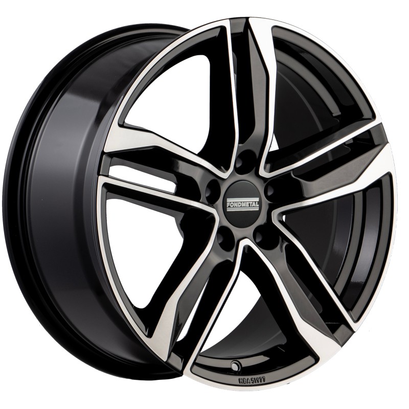 Janta aliaj FONDMETAL HEXIS (FMI01) 8x18 112 ET48 GLOSSY BLACK MACHINED