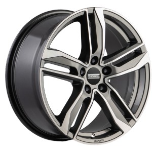 Janta aliaj FONDMETAL HEXIS (FMI01) 8x18 112 ET48 GLOSSY TITANIUM MACHINED
