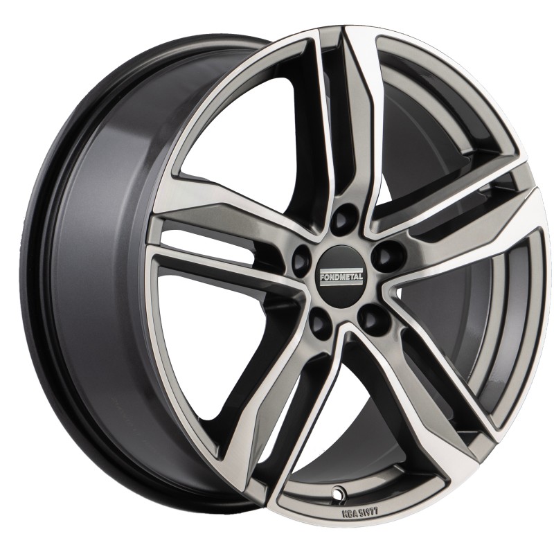 Janta aliaj FONDMETAL HEXIS (FMI01) 8x18 112 ET48 GLOSSY TITANIUM MACHINED