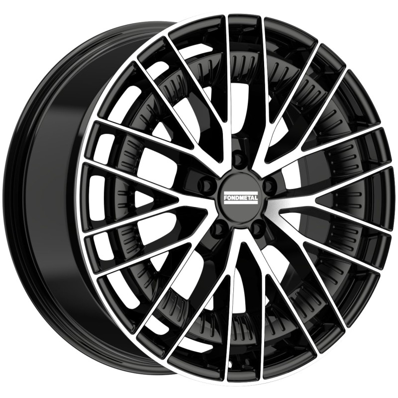Janta aliaj FONDMETAL KARI (FMI12) 10x21 112 ET55 GLOSSY BLACK MACHINED