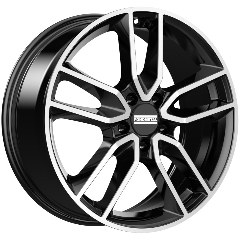 Janta aliaj FONDMETAL KOROS (FMI06) 6.5x18 114.3 ET32 GLOSSY BLACK MACHINED