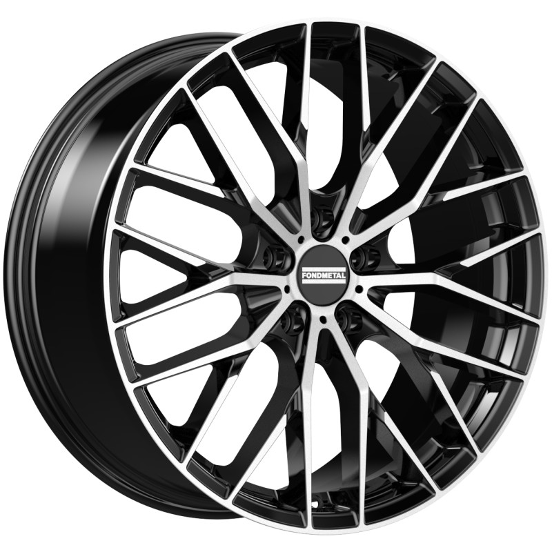 Janta aliaj FONDMETAL MAKHAI (FMI05) 9x20 112 ET33 GLOSSY BLACK MACHINED