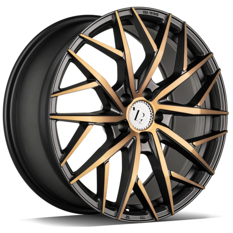 Janta aliaj seventy9 SSF-1 8.0x18" 5x112 ET45 BGGF - Black Glossy Gold Front