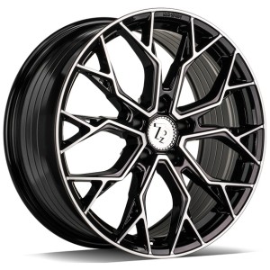 Janta aliaj seventy9 SSF-2 8.0x18" 5x112 ET35 BFP - Black Front Polished