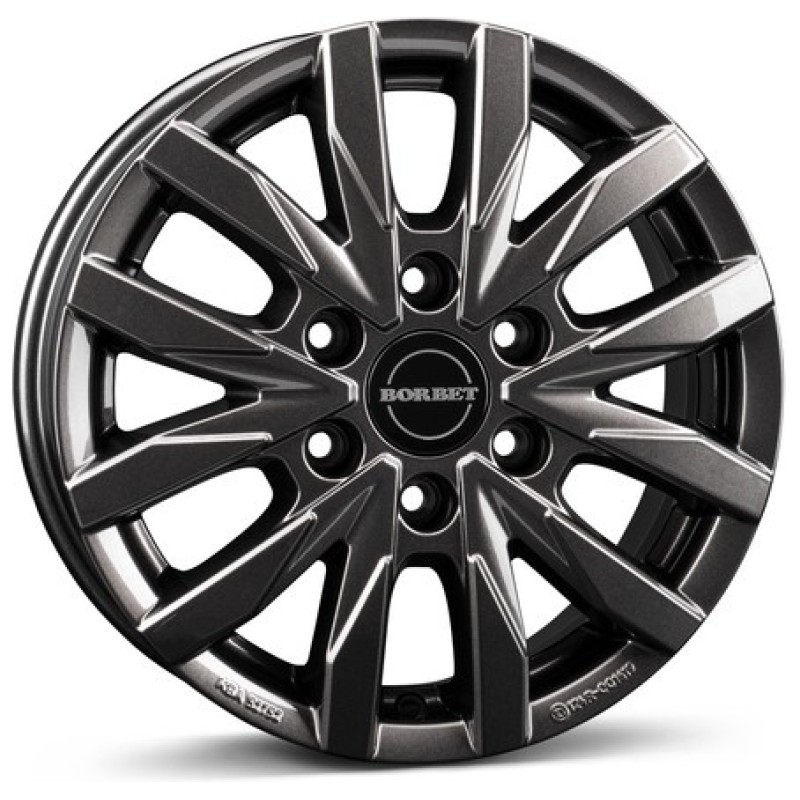 Janta aliaj Borbet CW6 7.5x18" 6x130 ET47 MAG - mistral anthracite glossy