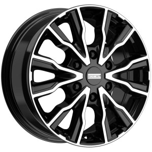 Janta aliaj FONDMETAL PRO2 (8600) 6.5x16 125 ET50 GLOSSY BLACK MACHINED