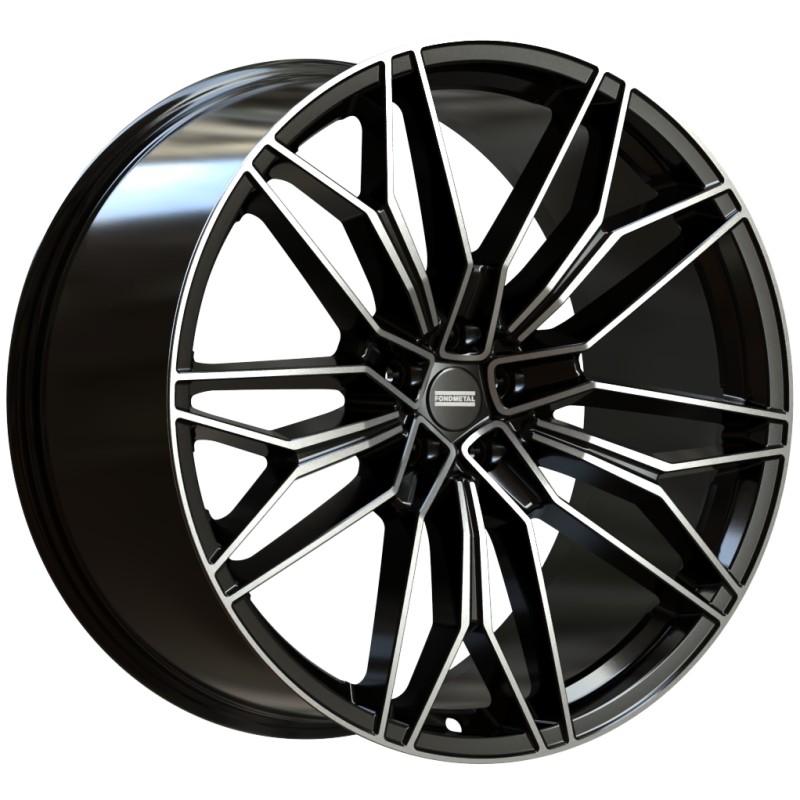 Janta aliaj FONDMETAL STC-23 11.5x23 130 ET51 GLOSSY BLACK MACHINED