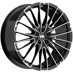 Janta aliaj FONDMETAL VOLCAN (FMI20) 9.5x22 120 ET42.5 GLOSSY BLACK MACHINED