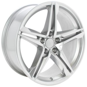 JANTA Origineel AUDI A5 8W0601025DE NO CAPS 8.5/18 5x112 ET29 Silver CB 66.5