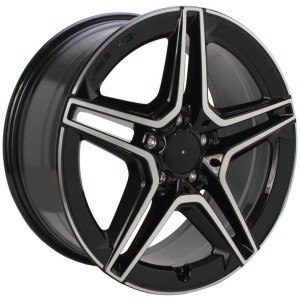 JANTA Origineel MERCEDES A2134016300 8/18 5x112 ET43 Black polished CB 66.6