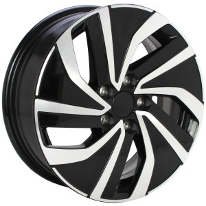 JANTA Origineel VOLKSWAGEN 2G0601025AS 5.5/15 5x100 ET40 Black polished CB 57.1