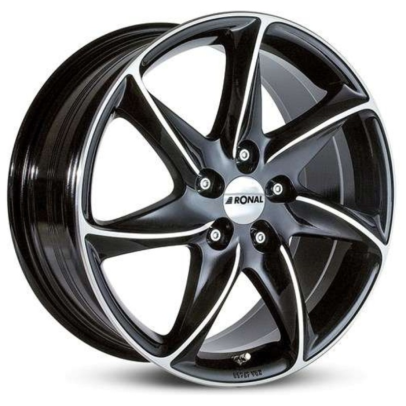 Janta aliaj Ronal R51 6.5x15" 5x112 ET45 JB - Jetblack-Frontkopiert