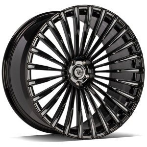 Janta aliaj seventy9 MF.1 x22" 5x112 ET35 BG - Black Glossy